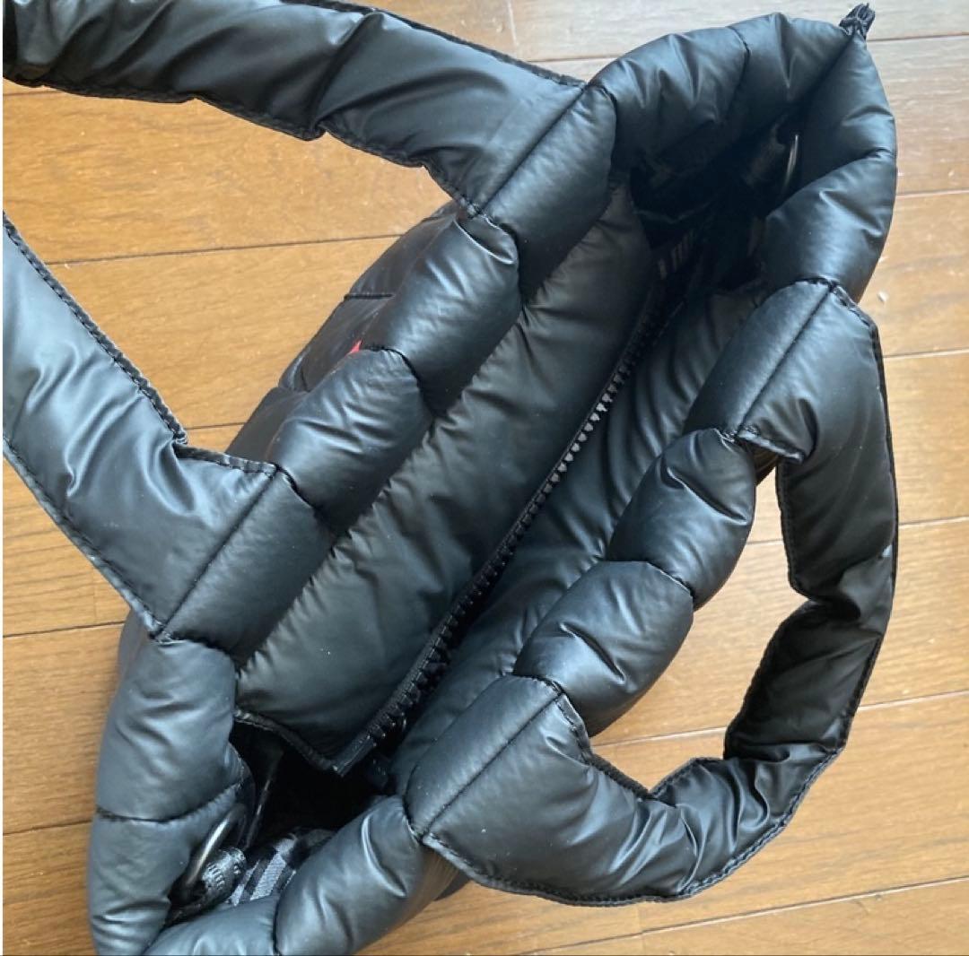 ハンター　HUNTER パファー ミニトートバッグ　ブラック　黒