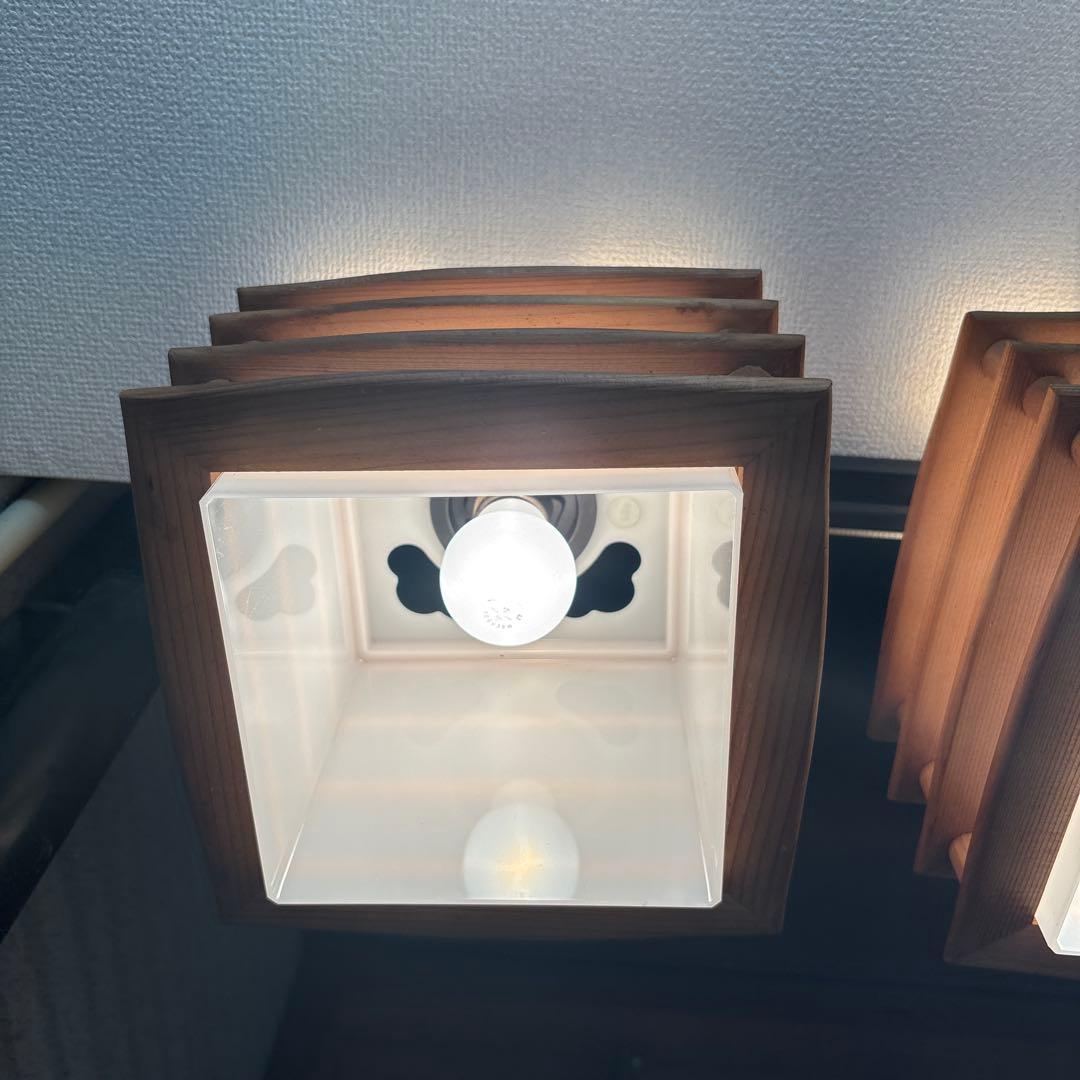 バラ売り可⭐️松下電工　スポットライト　天井照明　和風照明　シーリングライト　3灯