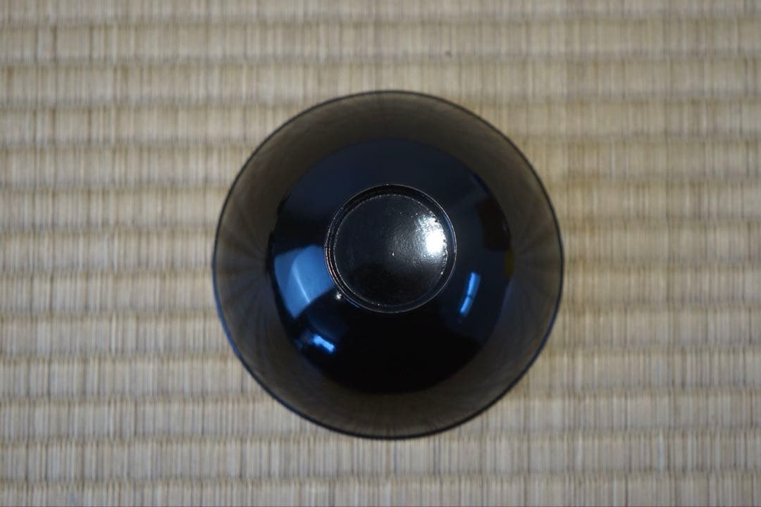 金蒔絵・螺鈿細工 宝尽くし文様 黒漆 吸物椀 2客 軽量 / 木製漆器 茶懐石