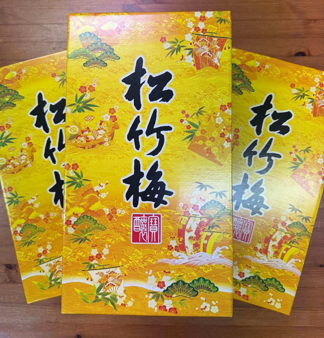 宝松竹梅 純米大吟醸 金箔純米 2本セット JD-RK ×3箱