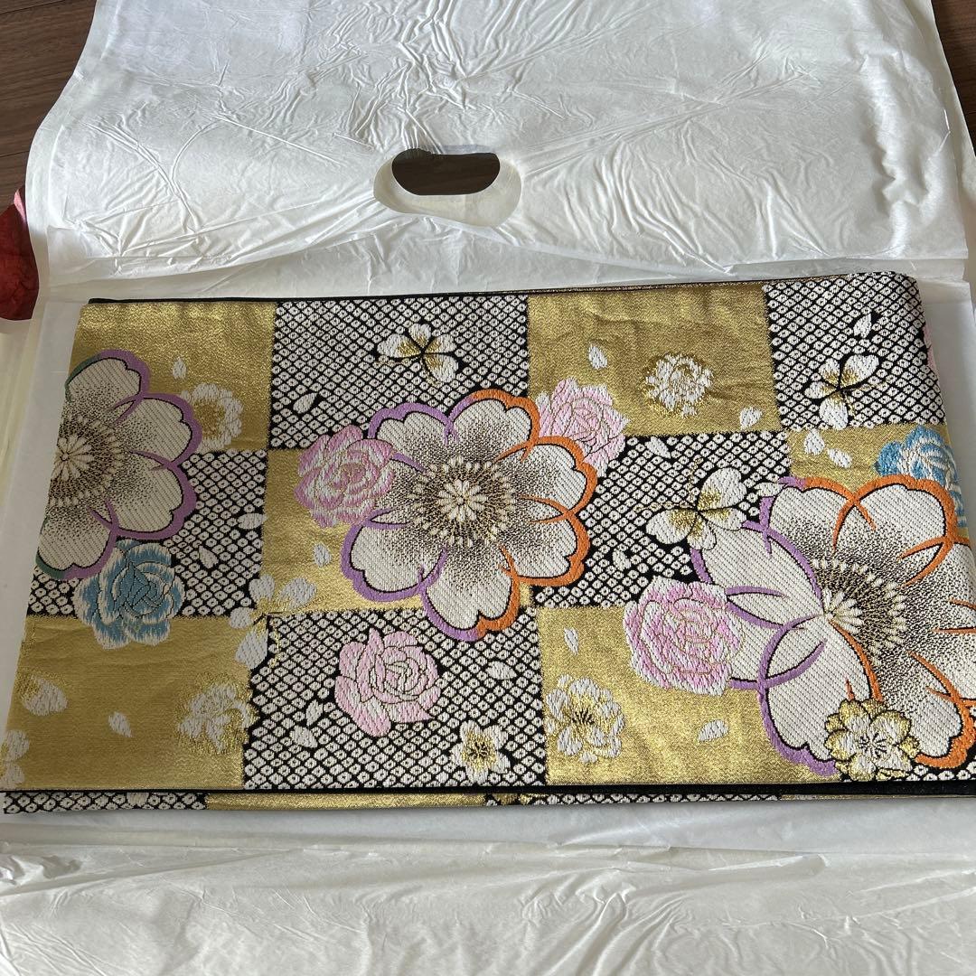 値段交渉OK！ 振袖 赤黒花柄 着物セット