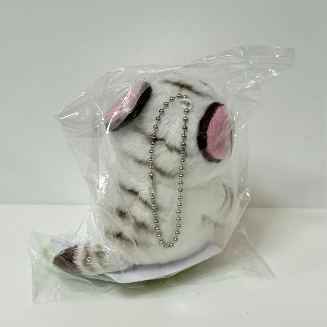 東武動物公園 ホワイトタイガー ぬいぐるみ キーホルダー