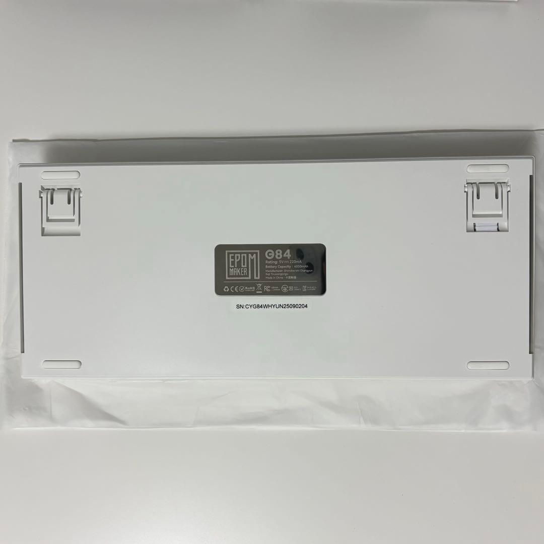 EPOMAKER G84 80% キーボード ホワイト