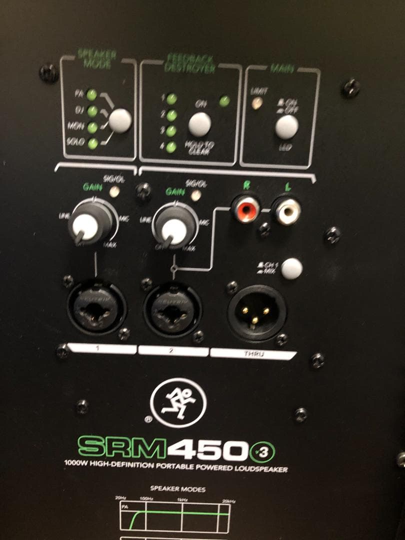 MACKIE SRM450v3 パワードスピーカー 音響特機物