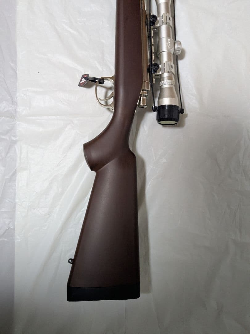 東京マルイプロハンターリアルショック木目調ストックVSR−10。今回最後の値下げ