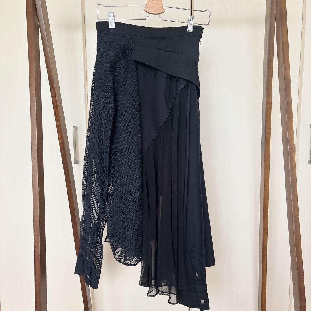 ⭐︎断捨離中⭐︎sacai / サカイ　シャツドッキングスカート　サイズ1