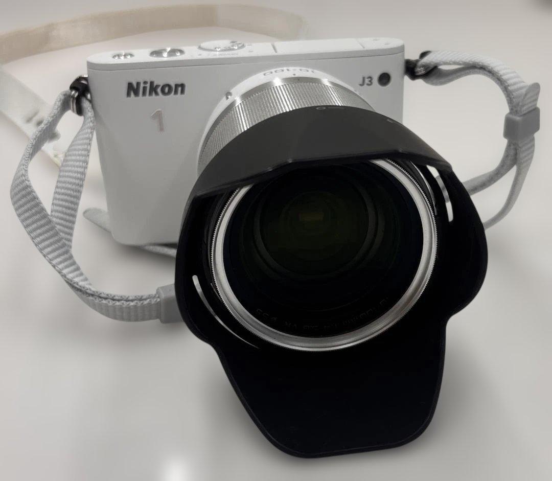 ニコン Nikon 1 J3 ミラーレス一眼レフカメラ 10-100mmレンズ
