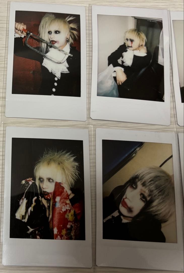 ⑩黒百合と影 烏名鳴 メメント・モリ 哀 チェキ 10枚セット