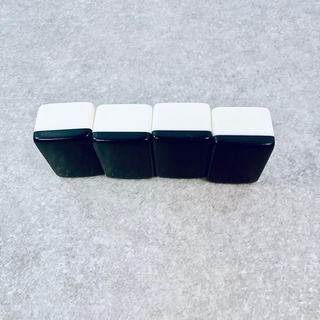 激レア 希少 麻雀牌 天元 特上 天元牌 背黒牌