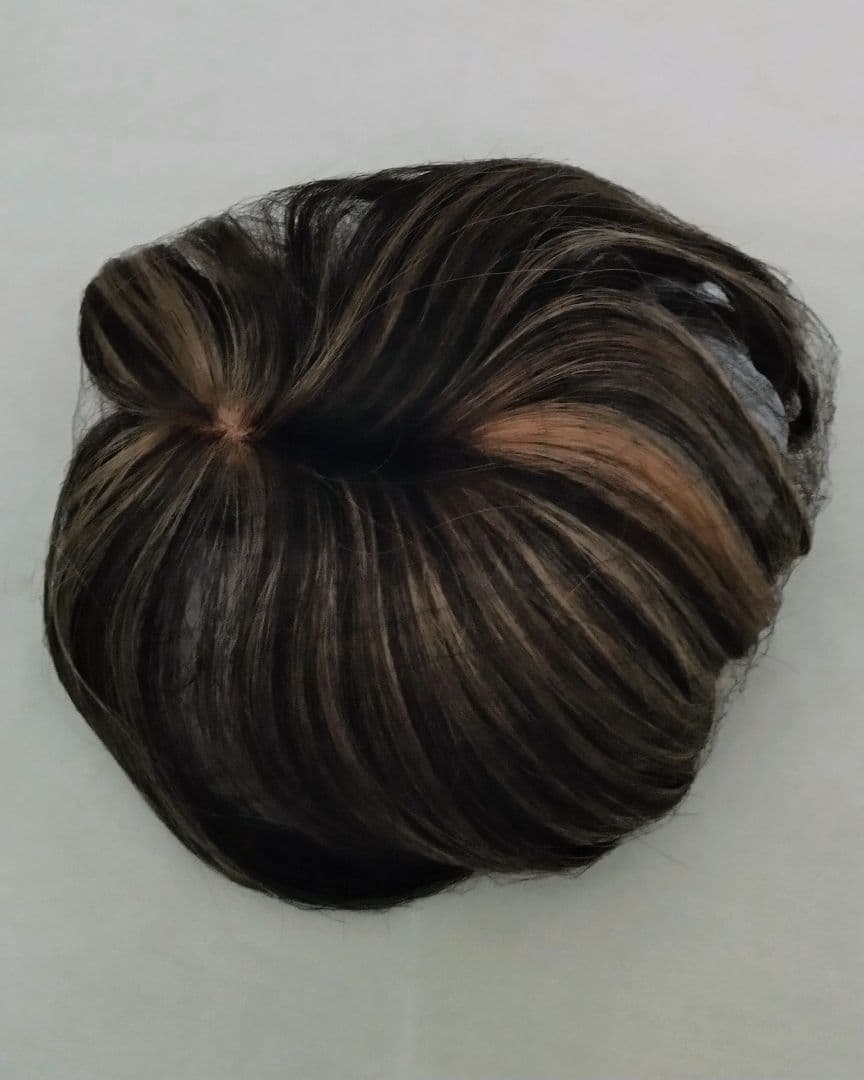 新品未使用 人毛 ブラウン系トップピース ギンカウィンカ ドレスドヘア