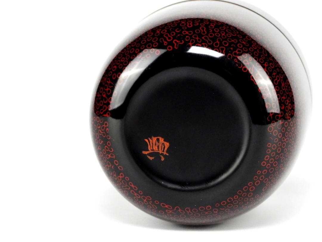 津軽塗 藤野興蔵 七々子塗 棗 共箱 漆器 煎茶道具