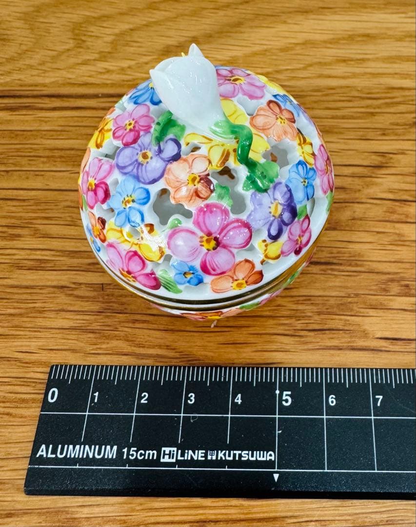 HEREND （ヘレンド）ファンタジー オープンワーク ボンボニエール ボックス