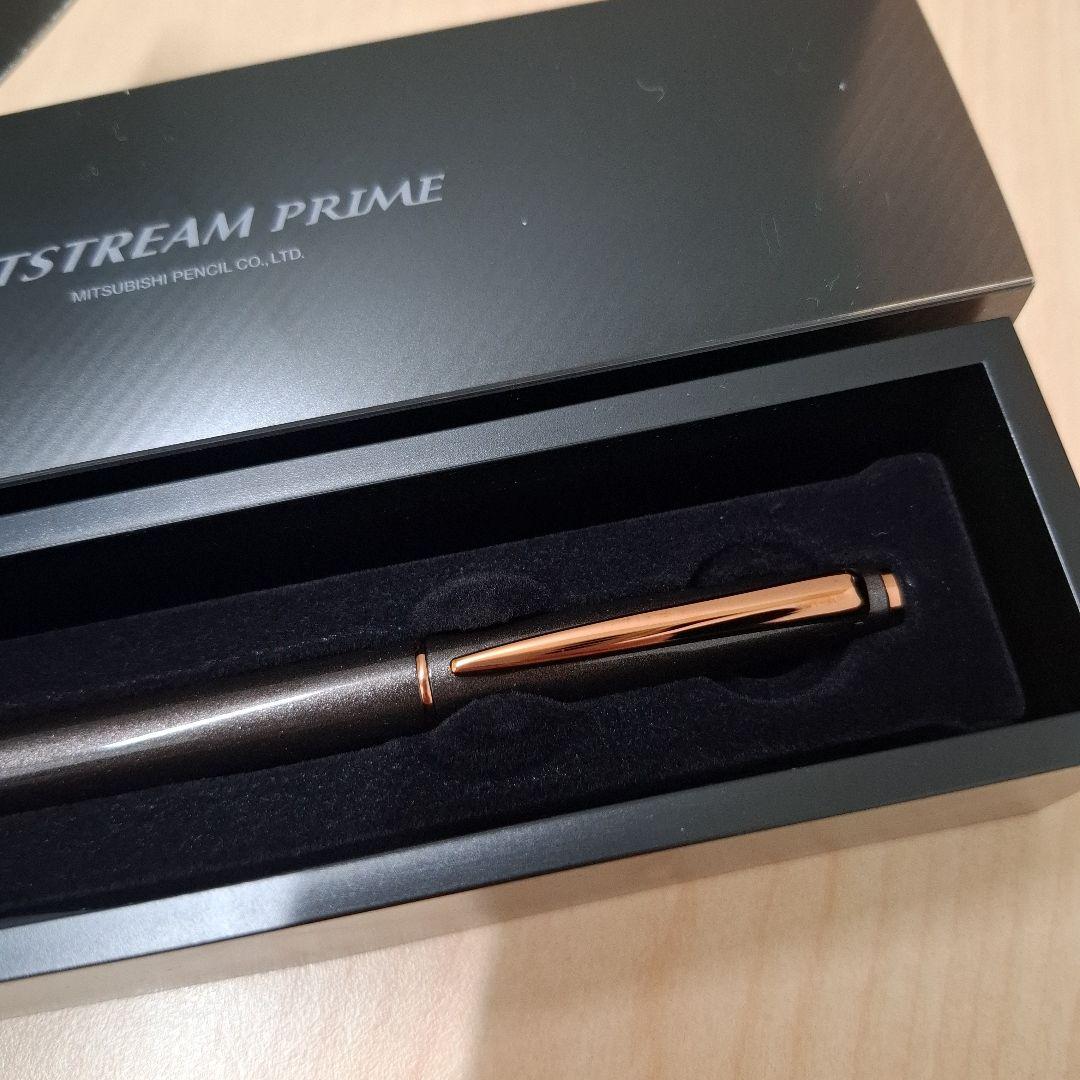 限定　uni　ジエットストリームプライム　ノーブルブラウン　回転繰出　ボールペン