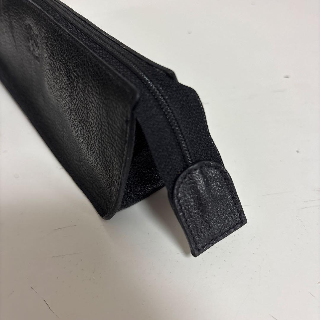 IL BISONTE イルビゾンテ 牛革 筆箱 ペンケース 黒 新品未使用