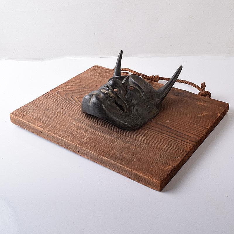 南部鉄器　能面　お面　般若　壁掛　C　7564C