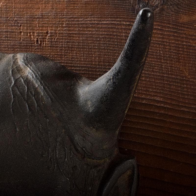 南部鉄器　能面　お面　般若　壁掛　C　7564C