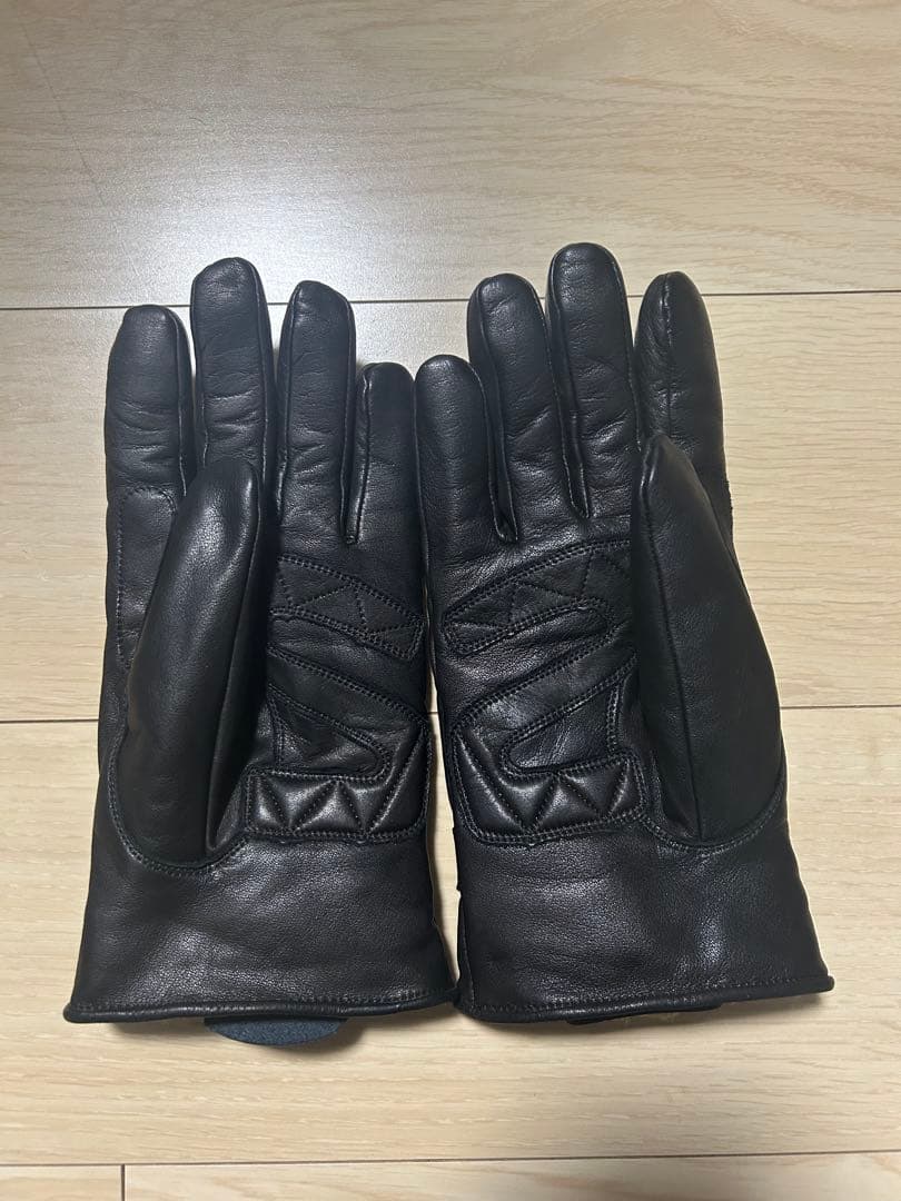 美品　SCHOTT ショット ワンスター レザーグローブ 手袋 L 牛革 黒