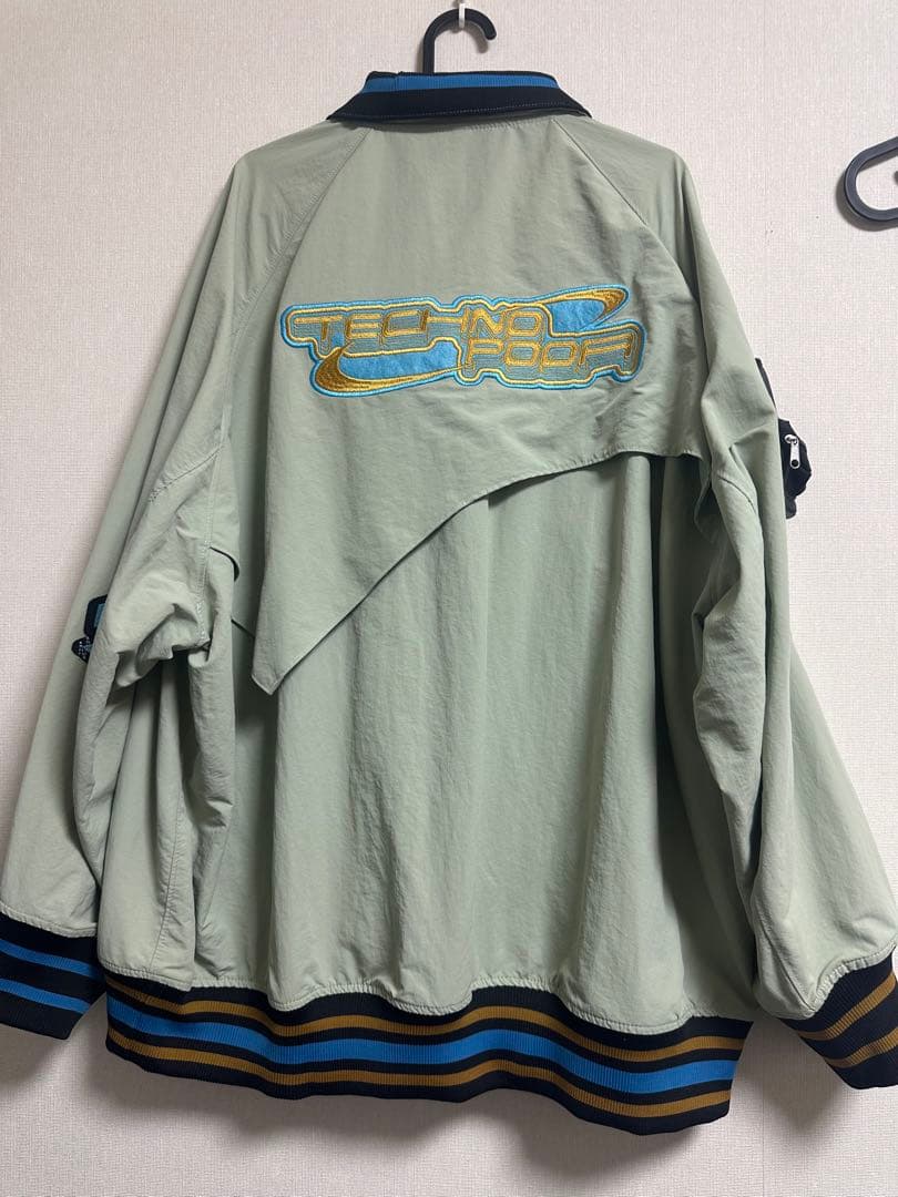 ★★ZTMY★★ テクノプア バーシティー ジャケット ライトグレー XL