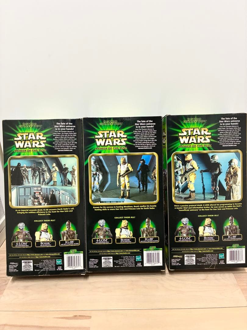 Star Warsスターウォーズ　バウンティハンター 12インチ3体セット