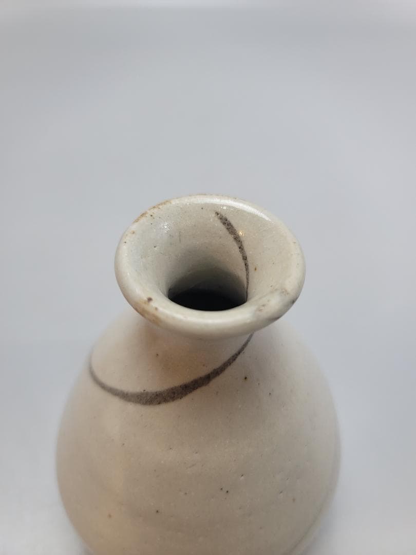 松井康成 作 練上徳利 共箱 美品 人気作家 DT553