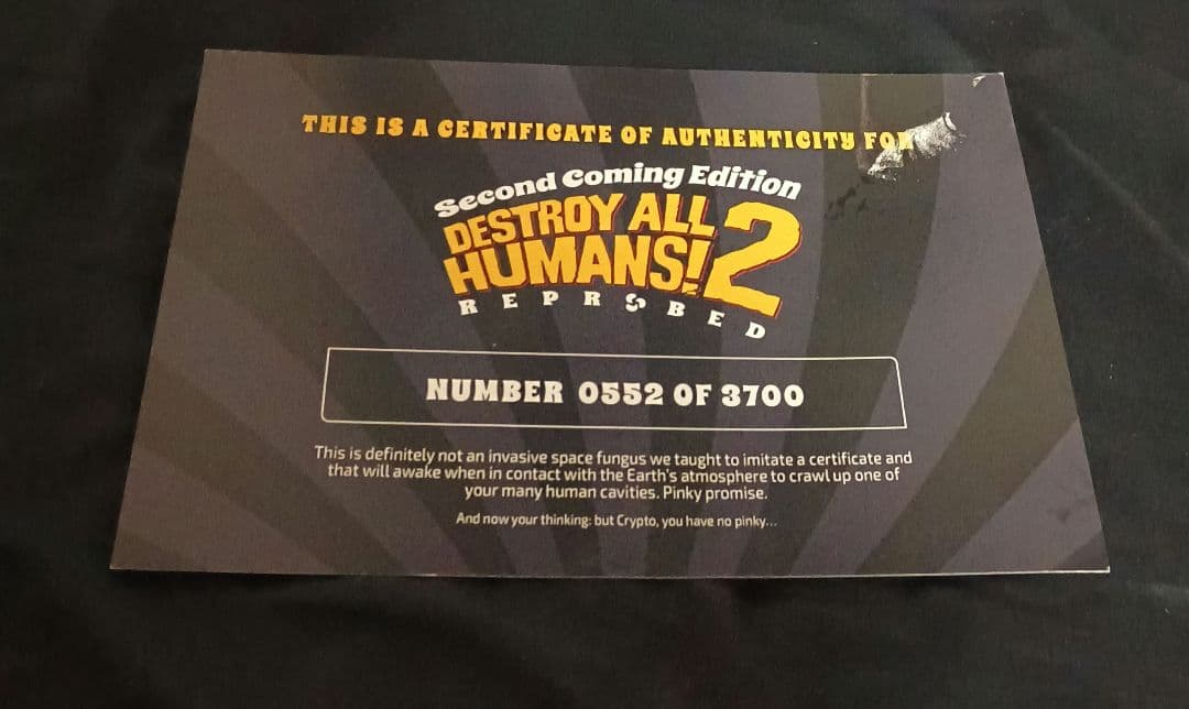 Destroy All Humans! 2 Crypto 特大フィギュア 箱付き