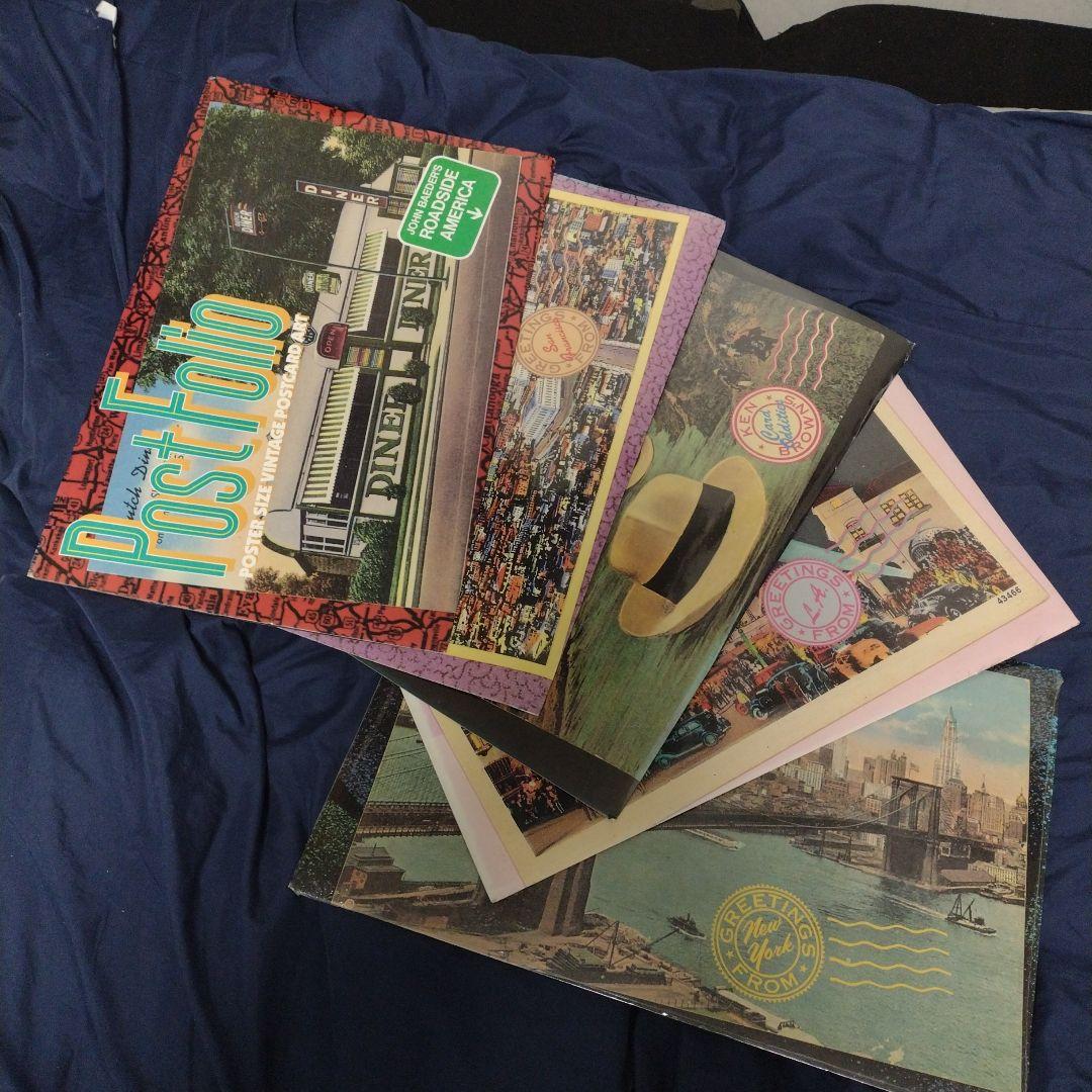 Post Folio ビンテージポストカードART5セット