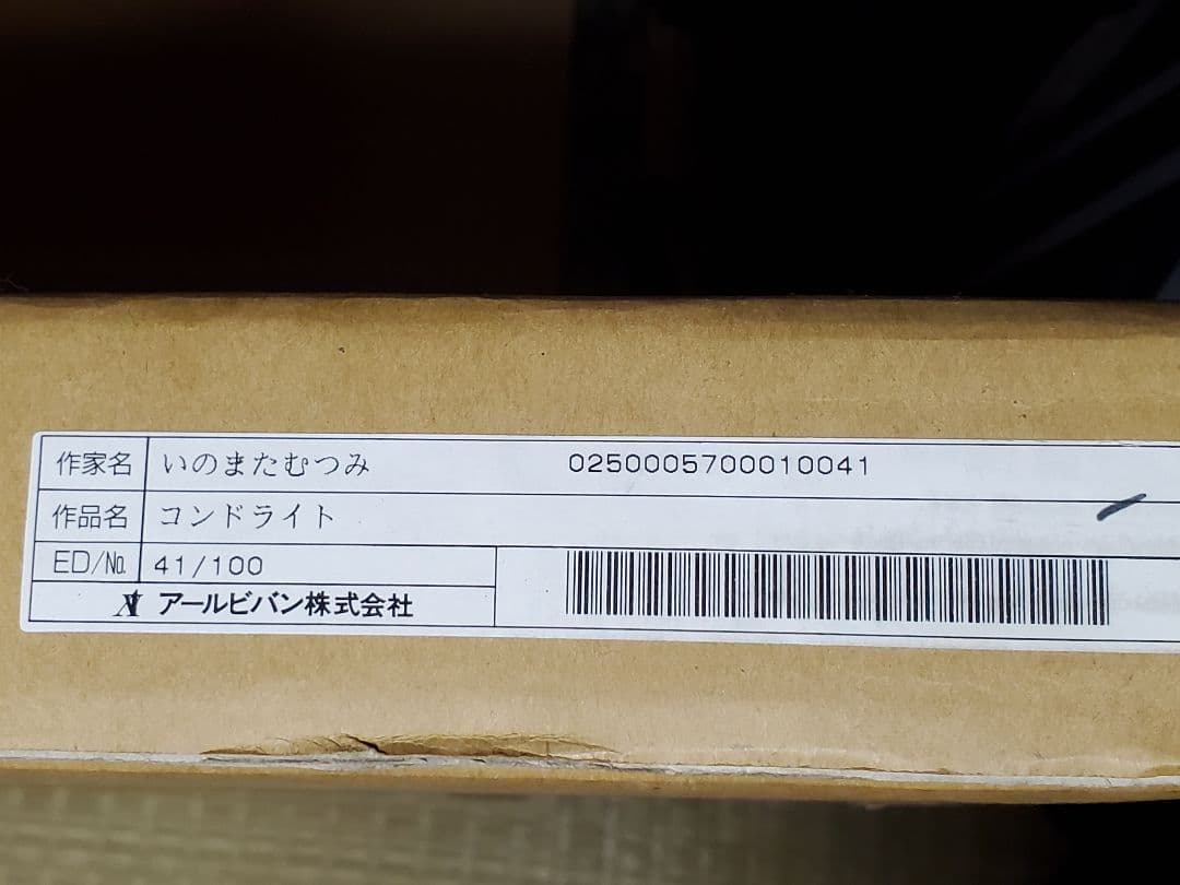 いのまたむつみ 版画 コンドライト アールビバン