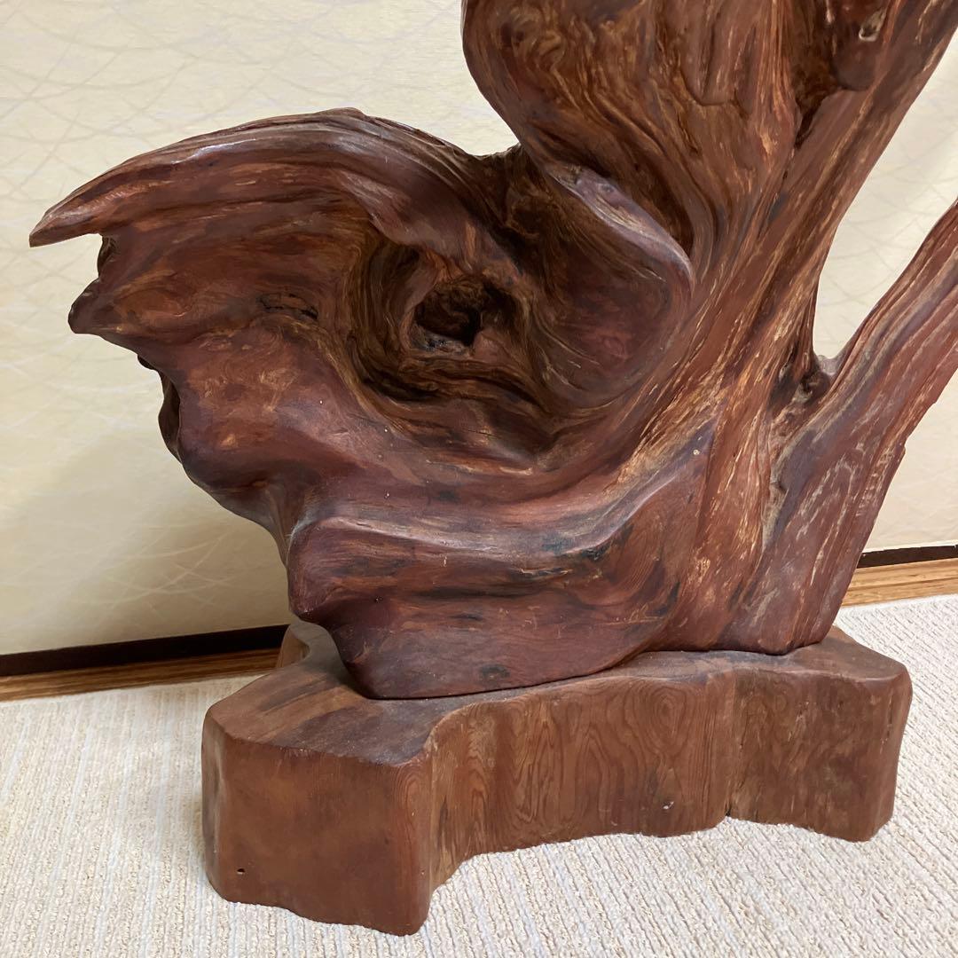 世界遺産　屋久島　屋久杉　有名アーティスト作　オブジェ