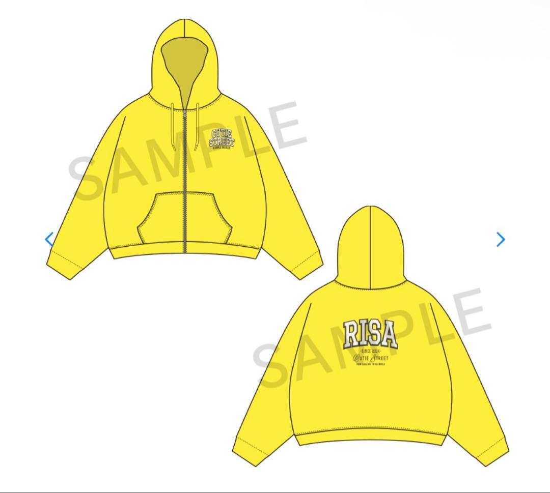 古澤里紗　OSHI API Zip-up hoodie