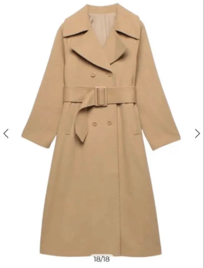 ジャケット・アウター eimy istoire belted chester coat camel