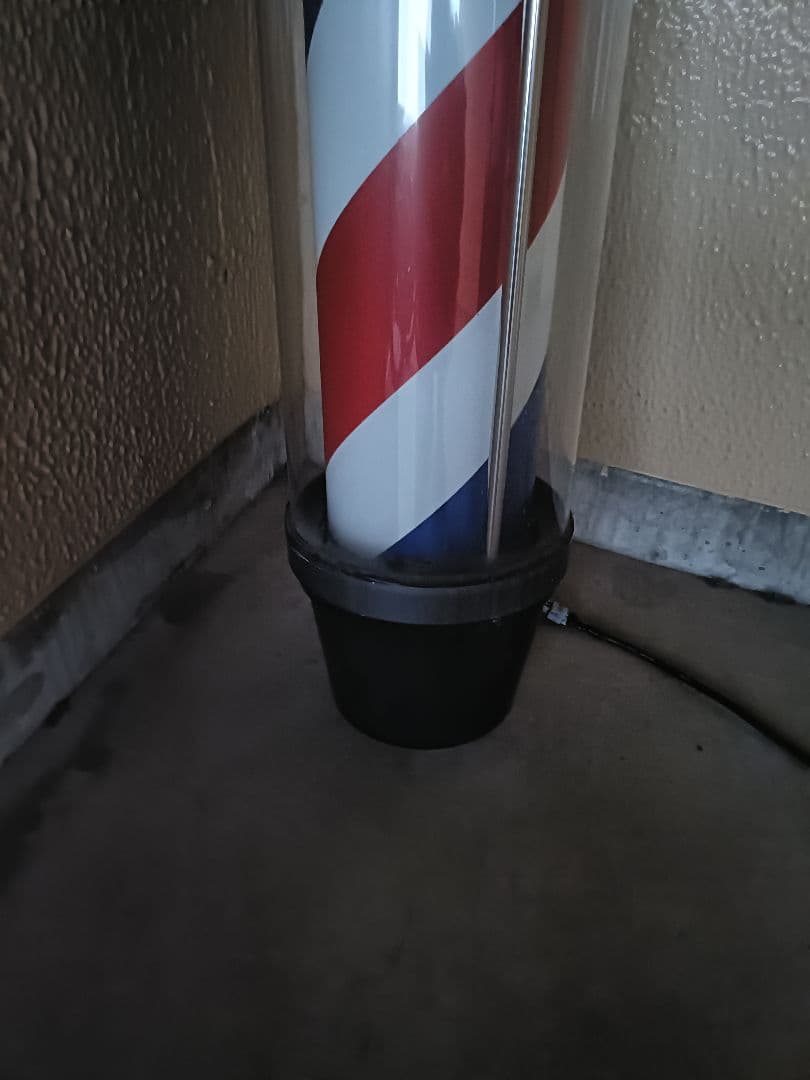 整備済 中古 大阪サイン M-201サインポール ブラケット理容 床屋 24