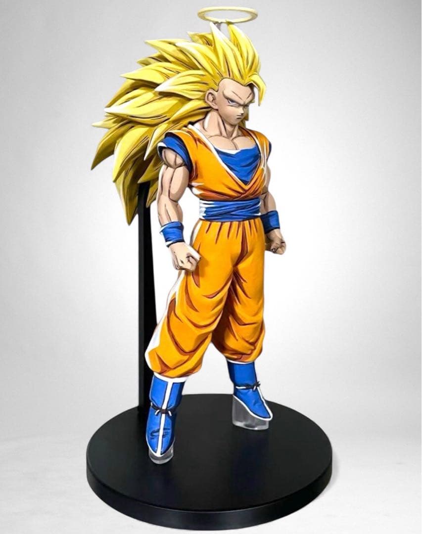 ドラゴンボール リペイント 二次元彩色 孫悟空 超サイヤ人3孫悟空