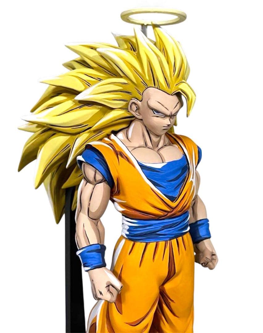 ドラゴンボール リペイント 二次元彩色 孫悟空 超サイヤ人3孫悟空