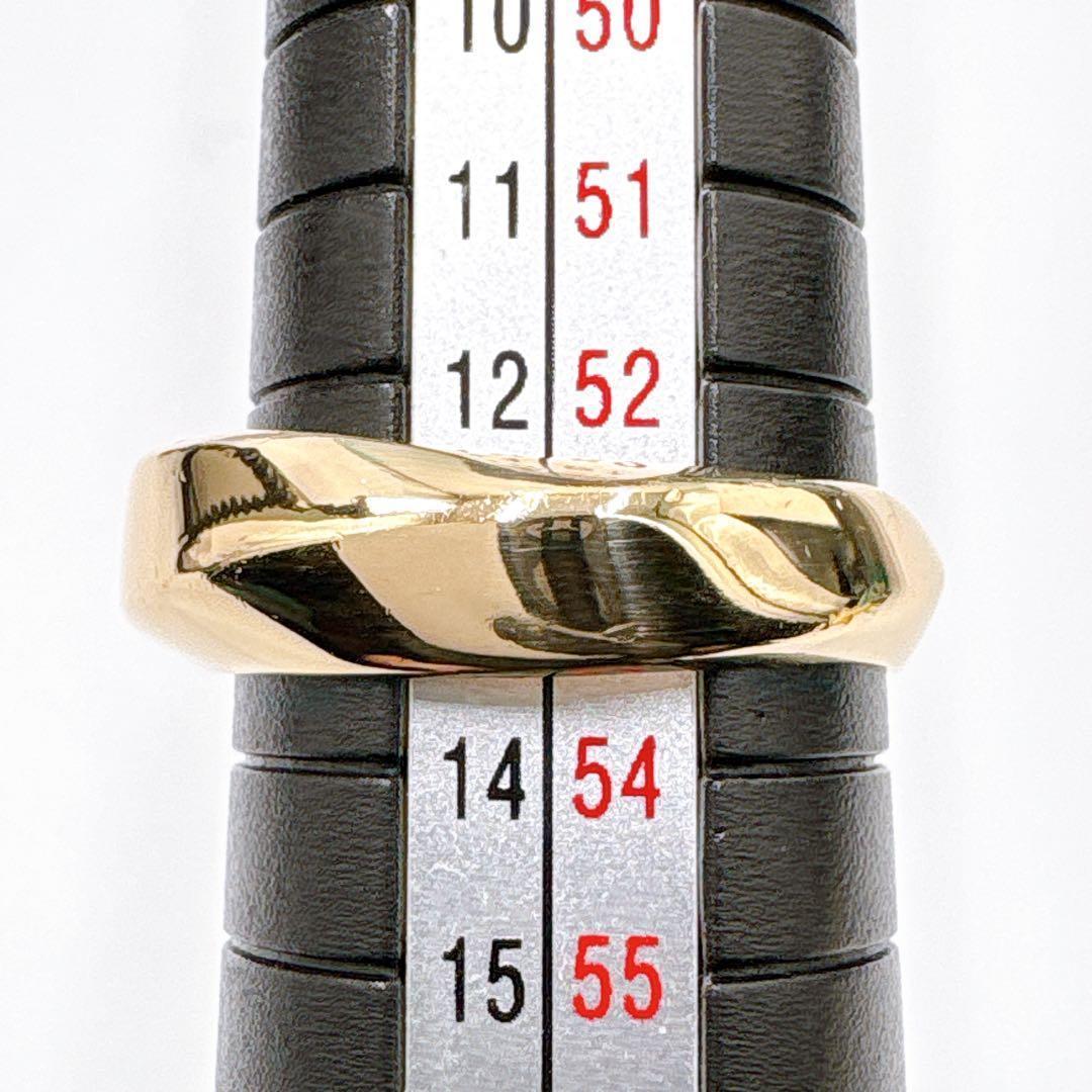 美品 オールドティファニー ナイフエッジ リング 13号 6.28g k18