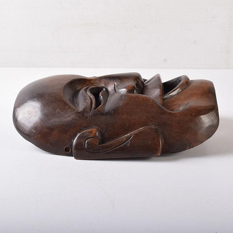 能面　能楽　雅楽　木彫　お面　C　8250