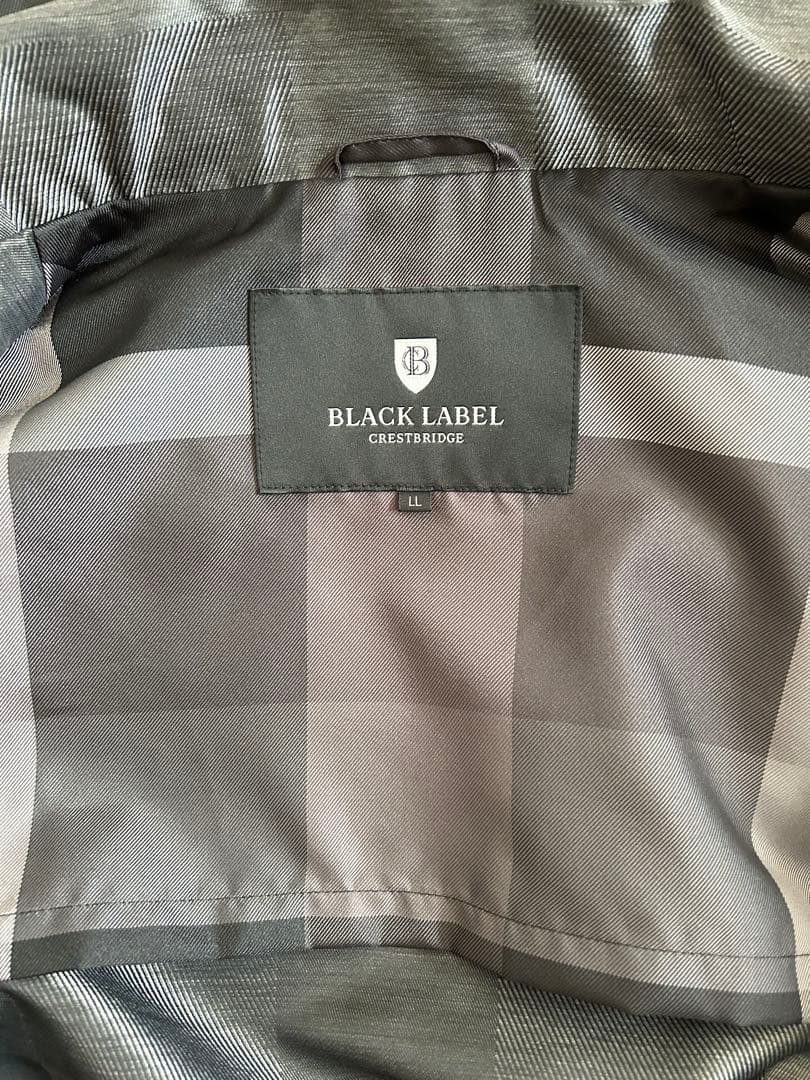 BLACK LABEL CRESTBRIDGE フード付きジャケット L グレー