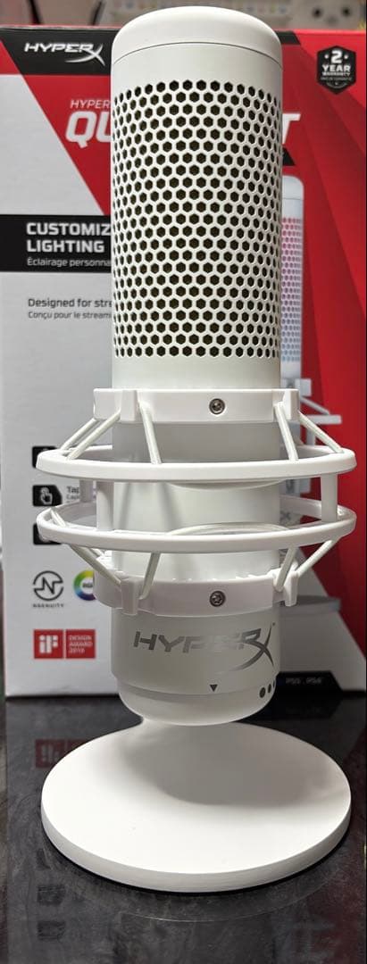 HYPERX QUADCAST ホワイト コンデンサーマイク