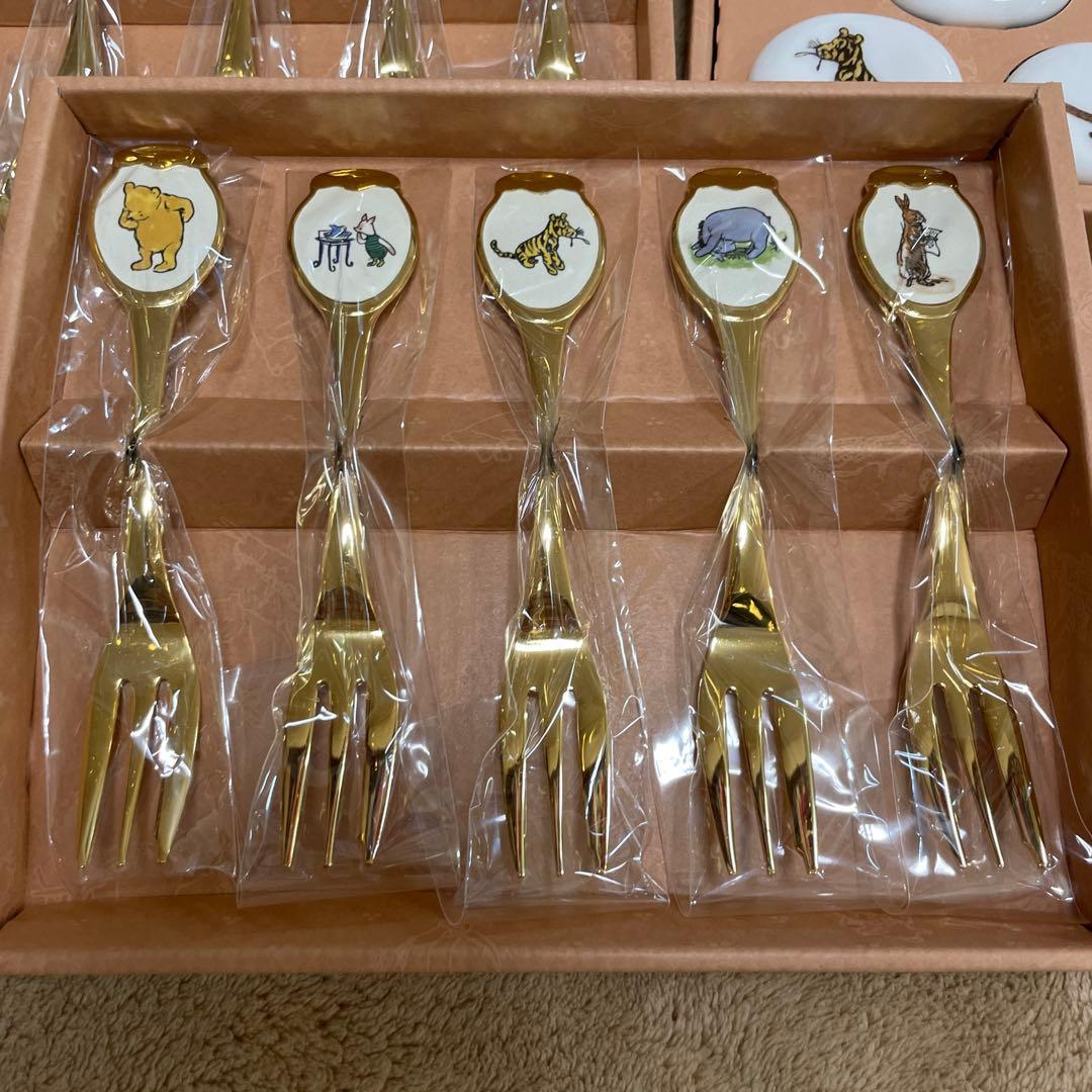 Noritake クラシックプー スプーン、フォーク、箸置き3セット