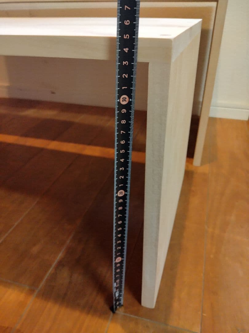 木製　ハンドメイド　オーダー　コの字　サイドテーブル　テレビ台　水槽台　棚ラック