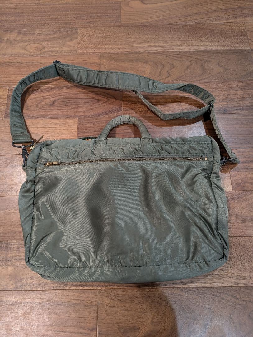 PORTER タンカー 2way ブリーフケース セージグリーン