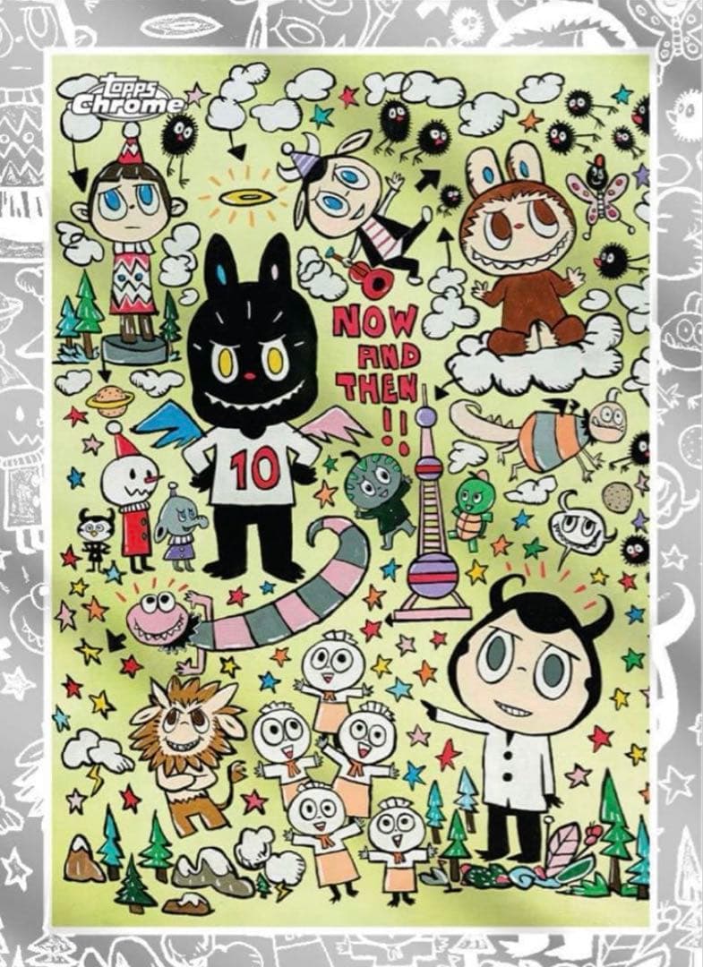 その他 2025 Topps Chrome Labubu 1box