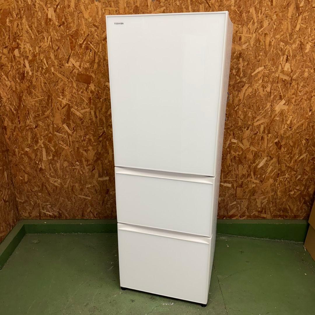 335 冷蔵庫　大型　300L〜400L　自動製氷機　美品　右開き　鏡面デザイン