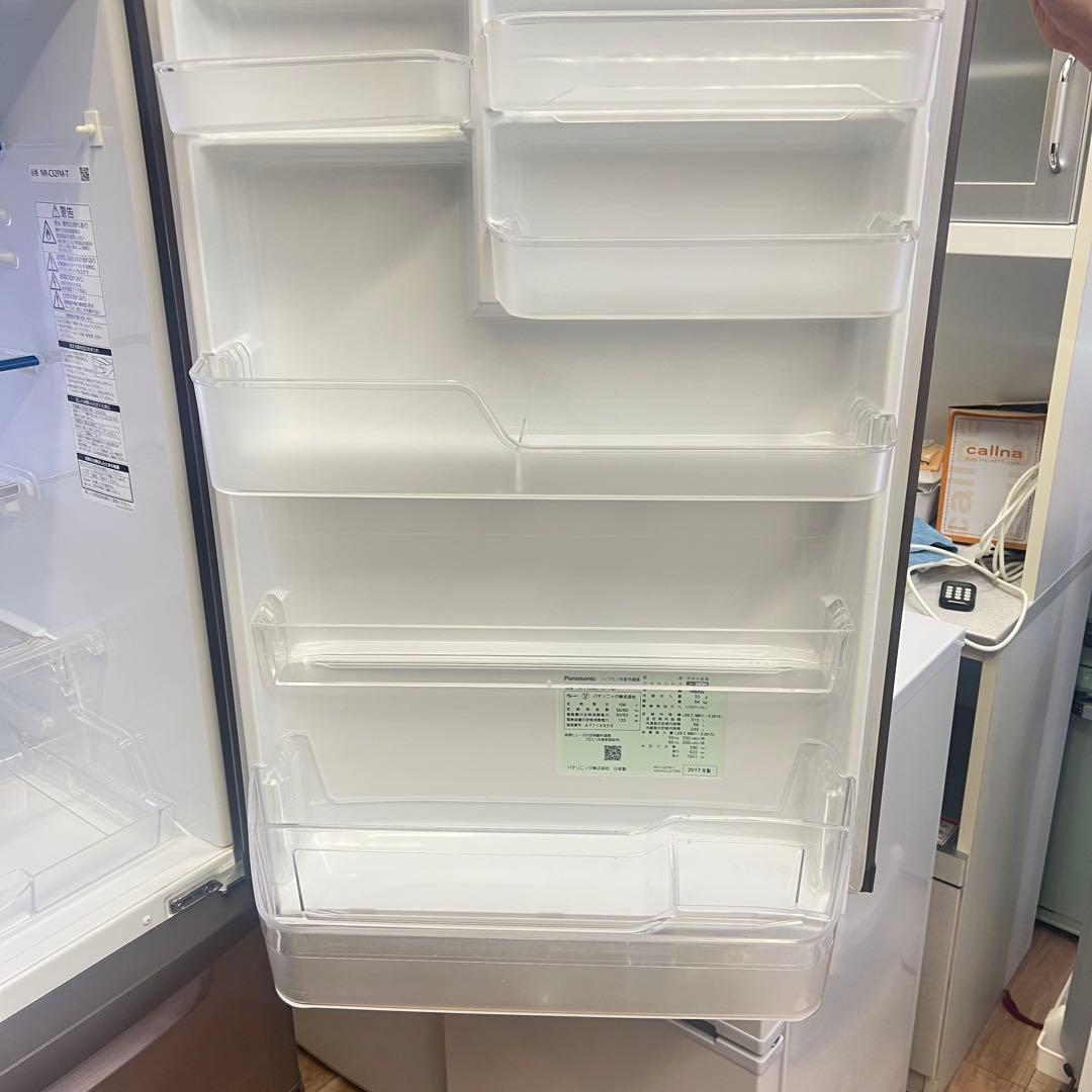 パナソニック 冷蔵庫 自動製氷付　NR-C32FM-T 315L