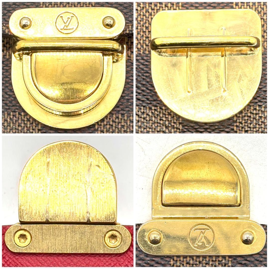 ニ*コ様 ルイヴィトン　三つ折り財布 ダミエ ポルトフォイユ コアラ　ブラウン