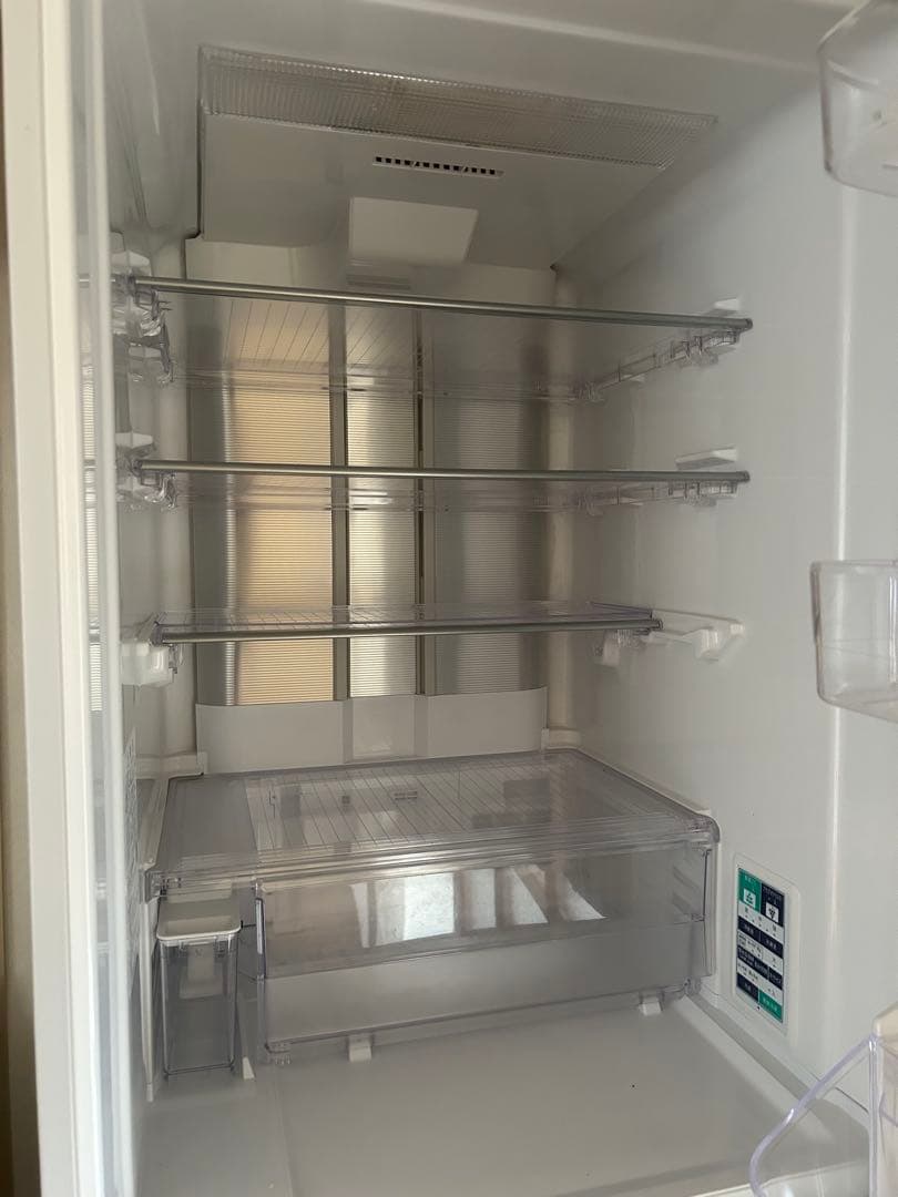 SHARP SJ-P411D-H ホワイト冷蔵庫 412L