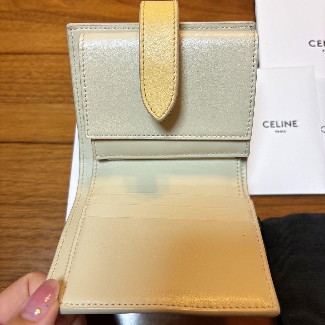 CELINE イエロー 二つ折り財布