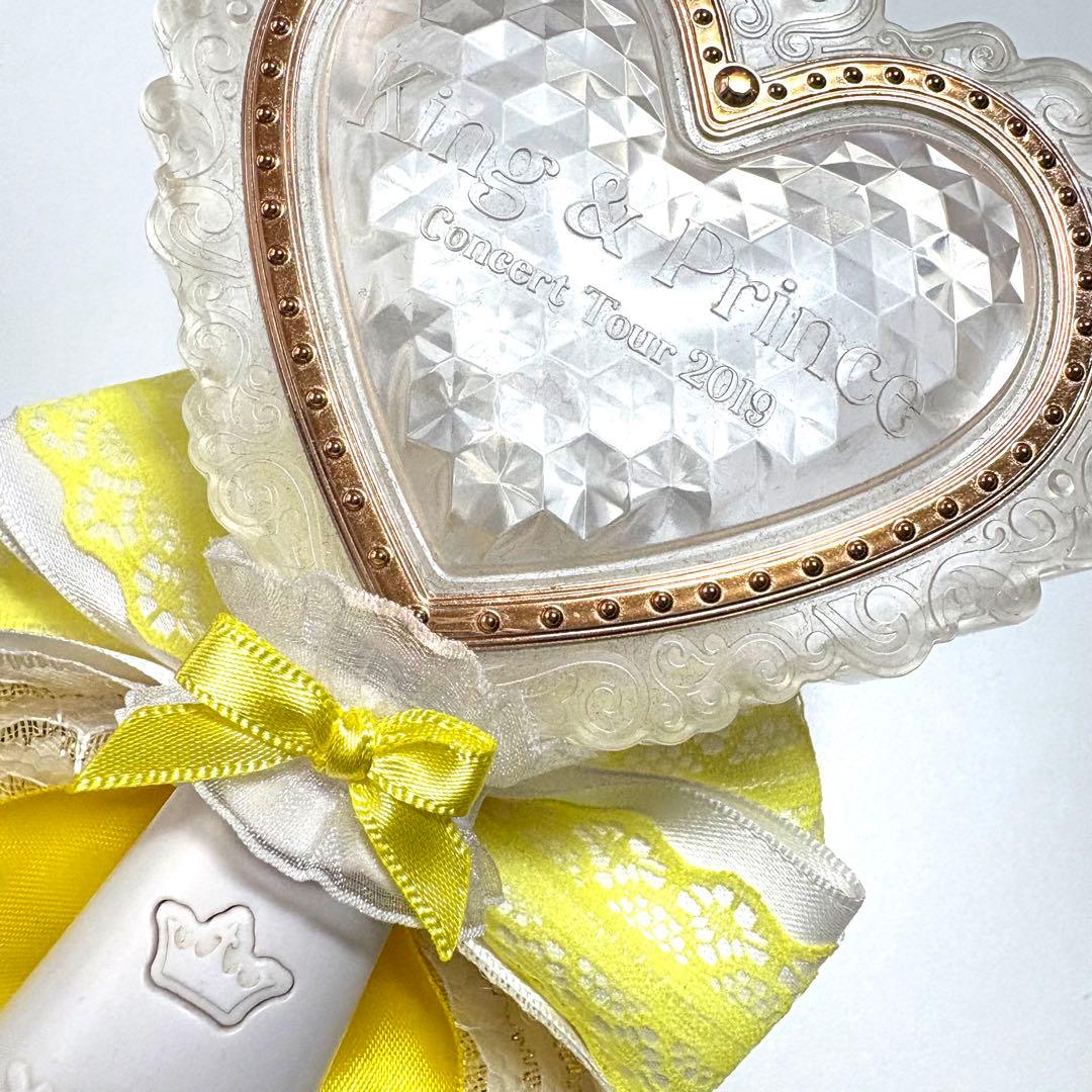 ペンライトリボン　キンブレリボン　ペンラリボン　黄色　イエロー　V42