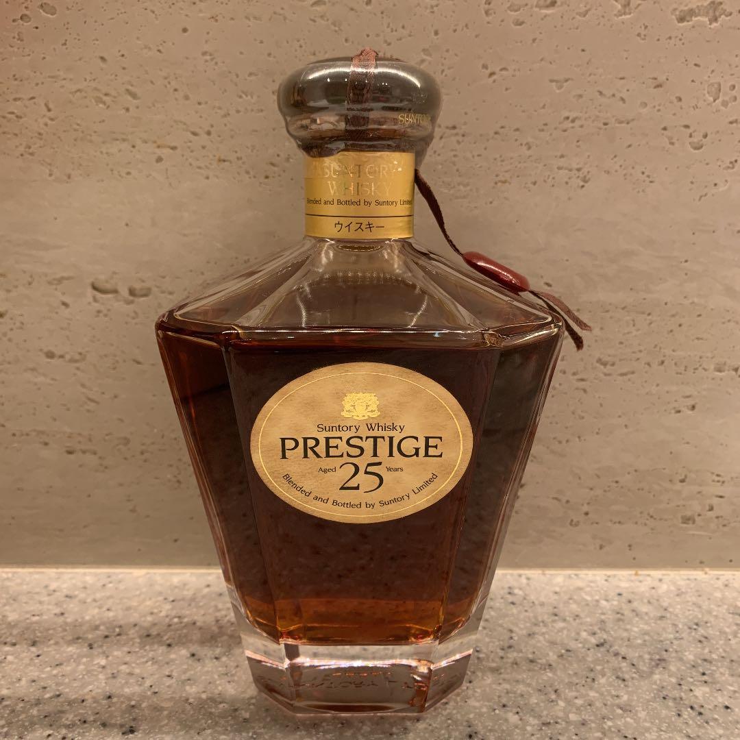 サントリー　Prestige 25年 750ml （希少、贵重品）