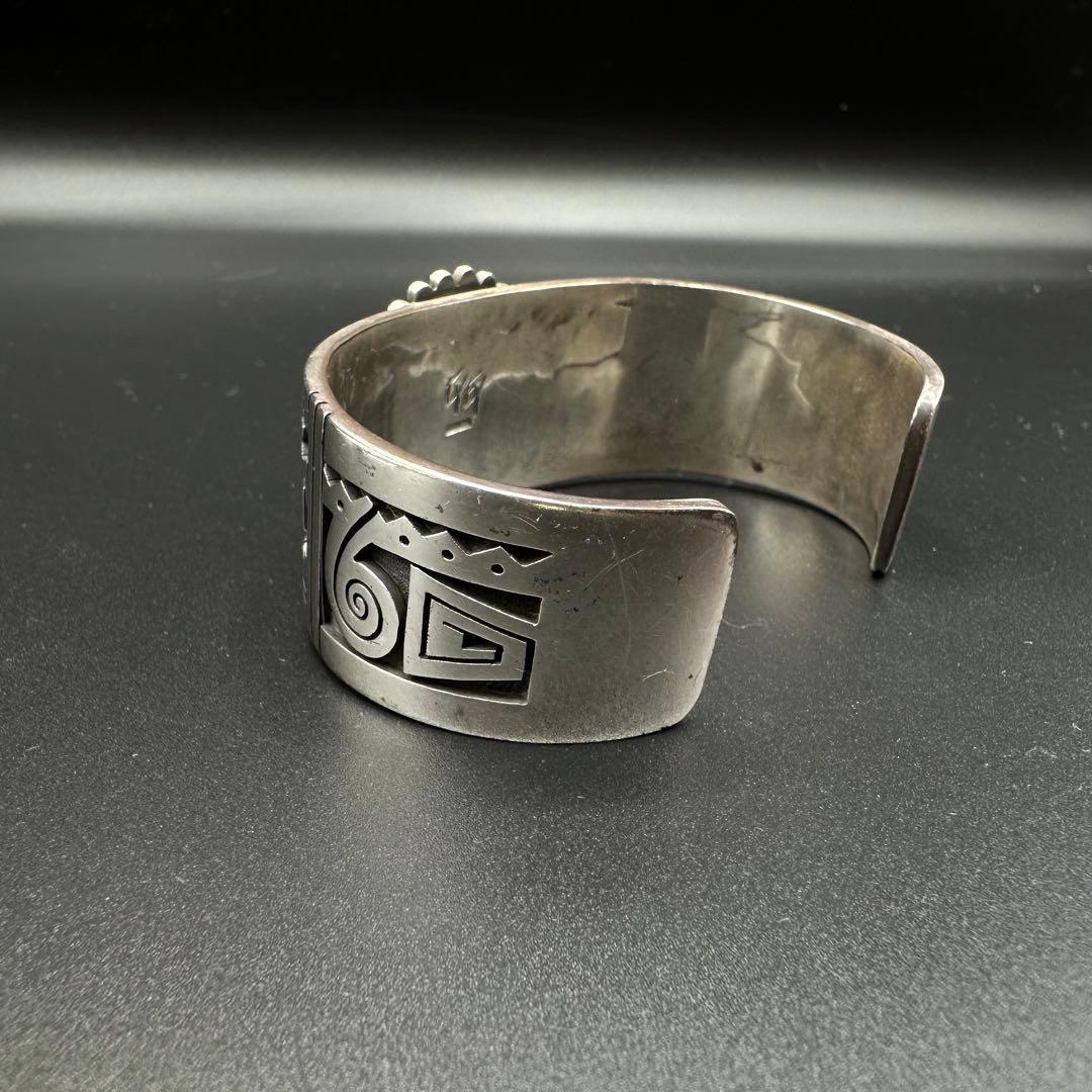 HOPI族　Gary & Elsie Yoyokie サンフェイス　バングル