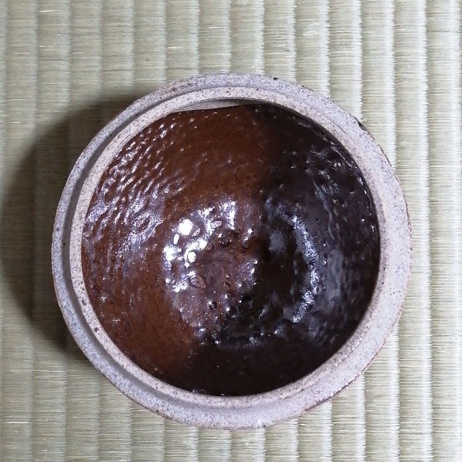 河井寛次郎　柿天目盒子